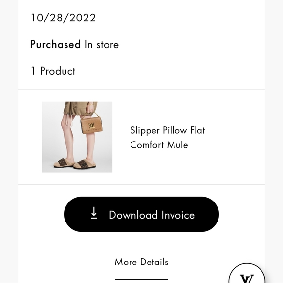 Louis Vuitton Slipper Pillow Flat Comfort Mule 40 - Picture 7 of 7